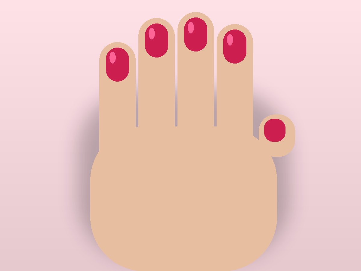 Unhas vermelhas