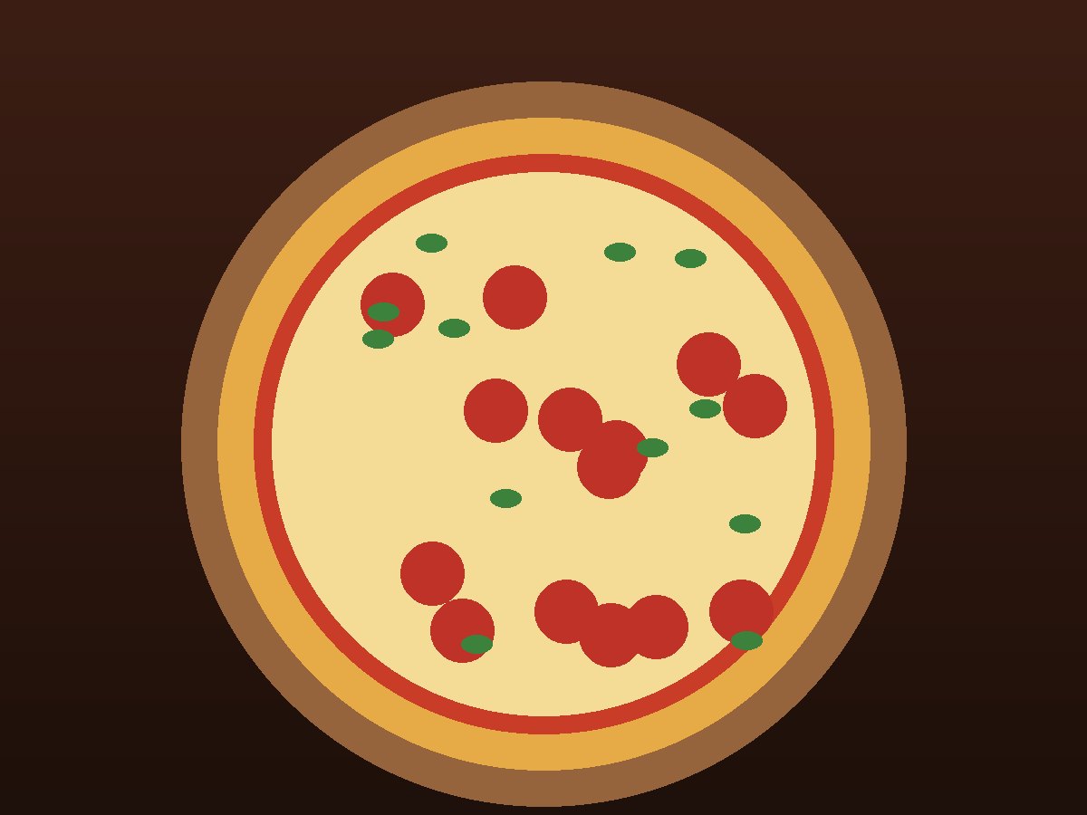 Pizza assada no forno a lenha